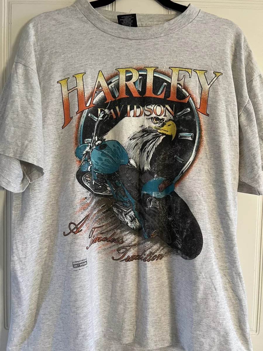 Distressed harley davidson shirt deals