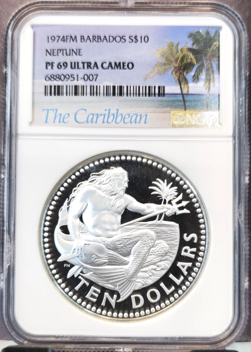 Silver 1974 Barbadian Coins for sale | eBay