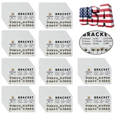 100X Dental Orthodontic Brackets Braces Standard Roth 0.022 Slot 3 hooks