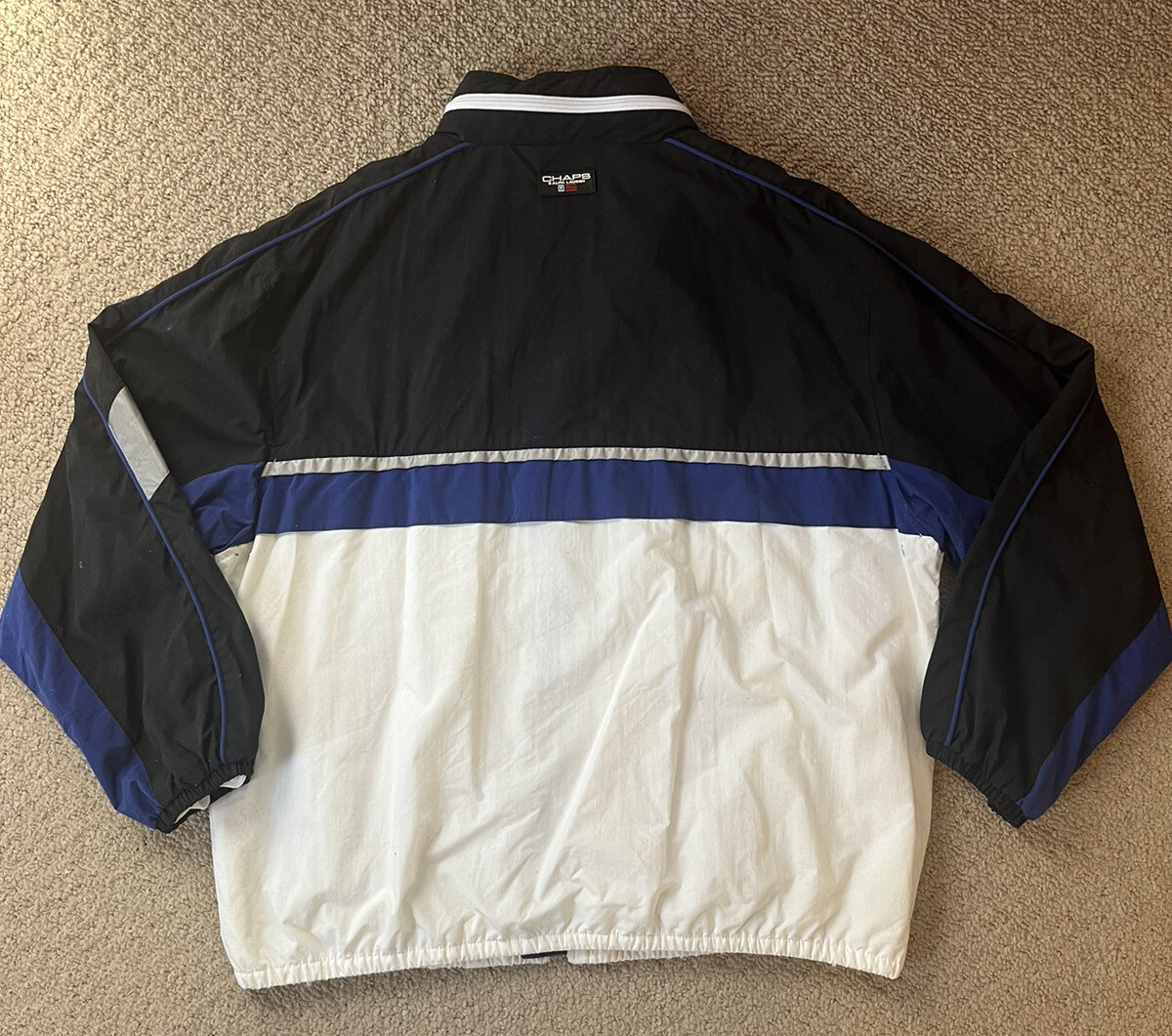 RALPH LAUREN CHAPS フード付き ナイロンジャケット ホワイト Ralph Lauren - 90s チャップス ラルフローレン ナイロン