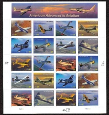 MALACK 3916 - 25, 37c Advances in Aviation,  Sheet-S..MORE.. stock3916-25