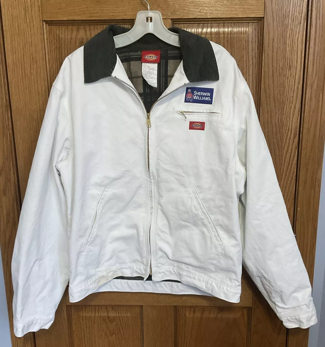 Dickies white shop jacket