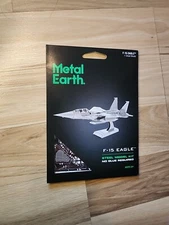 Fascinations Metal Earth Boeing F-15 Eagle Airplane 3D Metal Model Kit