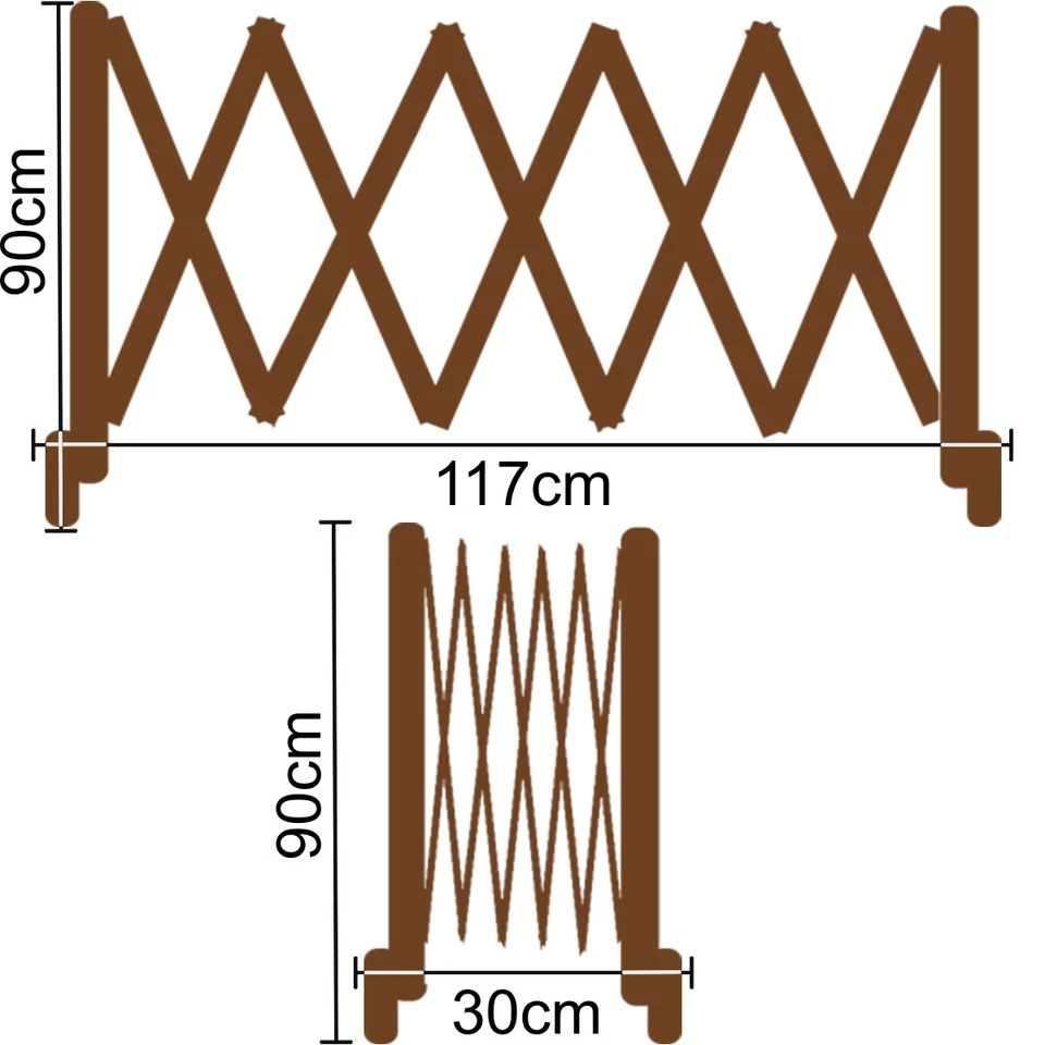 Hunde Türschutzgitter Treppen Schutz Tür Gitter Absperrgitter Sicherheits Zaun - Bild 3 von 4