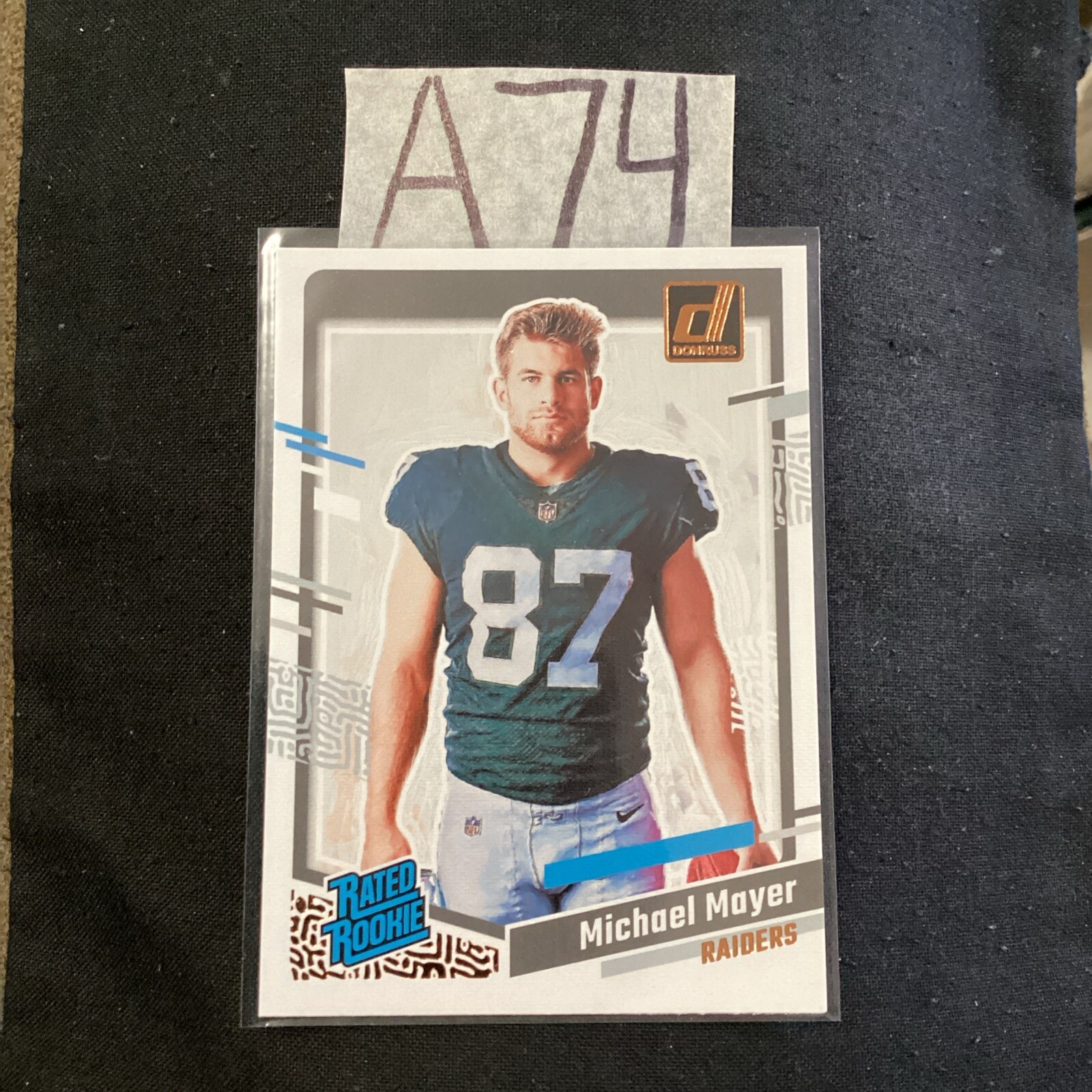 2023 Donruss Michael Mayer #13 Rated Rookie Portrait Raiders