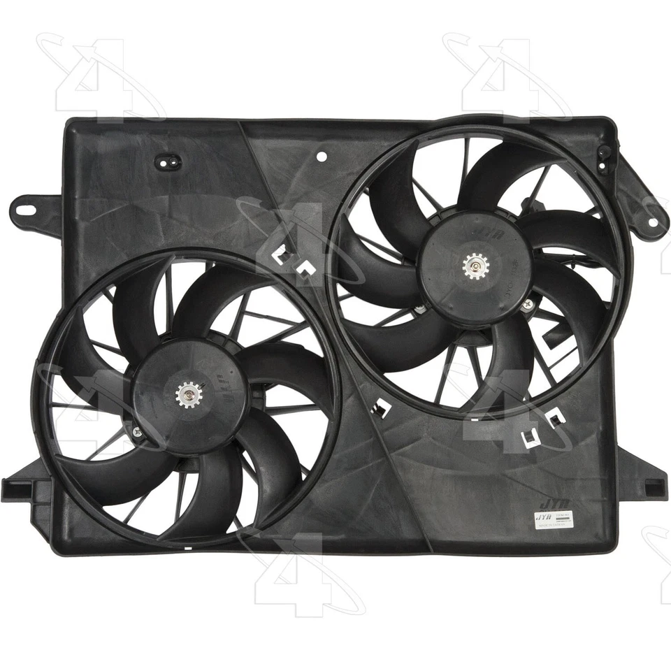 Conjunto de ventilador de radiador y condensador doble para Chrysler 300 2005-2009 4 estaciones Foto 3 de 3