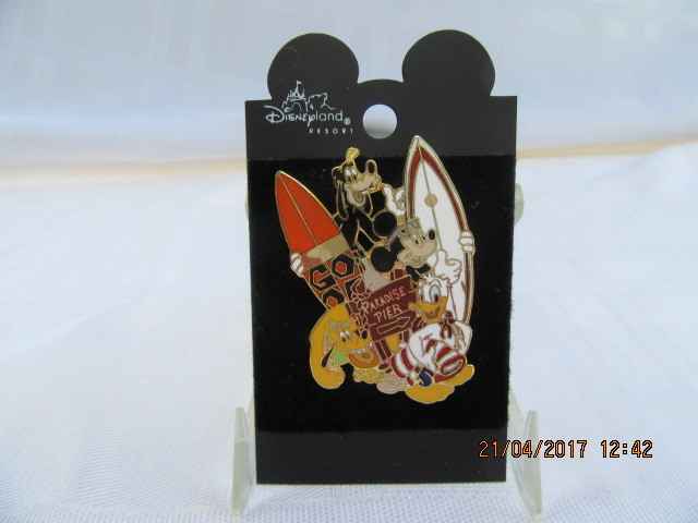 DCA  2001 - PARADISE PIER SURFBOARDS (FAB 4) PIN