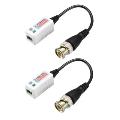UXCELL Émetteur-récepteur Ballon vidéo CCTV Connecteur BNC 1 CAT5 UTP Canal 1 paire
