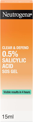 Neutrogena Clear and Defend SOS Gesichtsgel ölfrei 15 ml verstopfte Poren 4 Stunden Ergebnisse