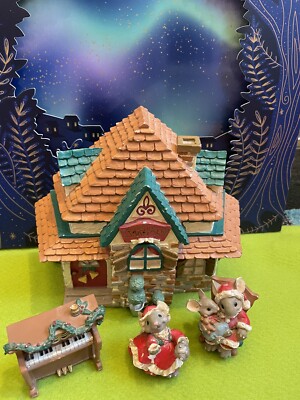 Vintage Merry Mousetales.  Midwest  Manor Christmas Weihnachtsfest Mäuse