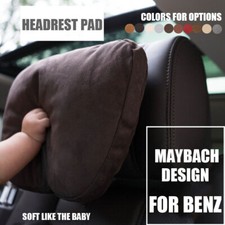 2PCS Design S-Klasse Auto Kopfstütze Nackenkissen Sitzkissen für Mercedes-Benz
