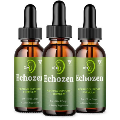 #ad 3 Pack EchoZen Drops EchoZen Tinnitus Support Liquid Supplement 6oz $39.95