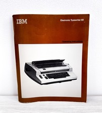 1980 IBM Electronic Typewriter 60 Manual Original Operating Instruction Book VTG
