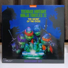 NECA TMNT II The Secret of the Ooze Movie Accessory Set Figure Limited
