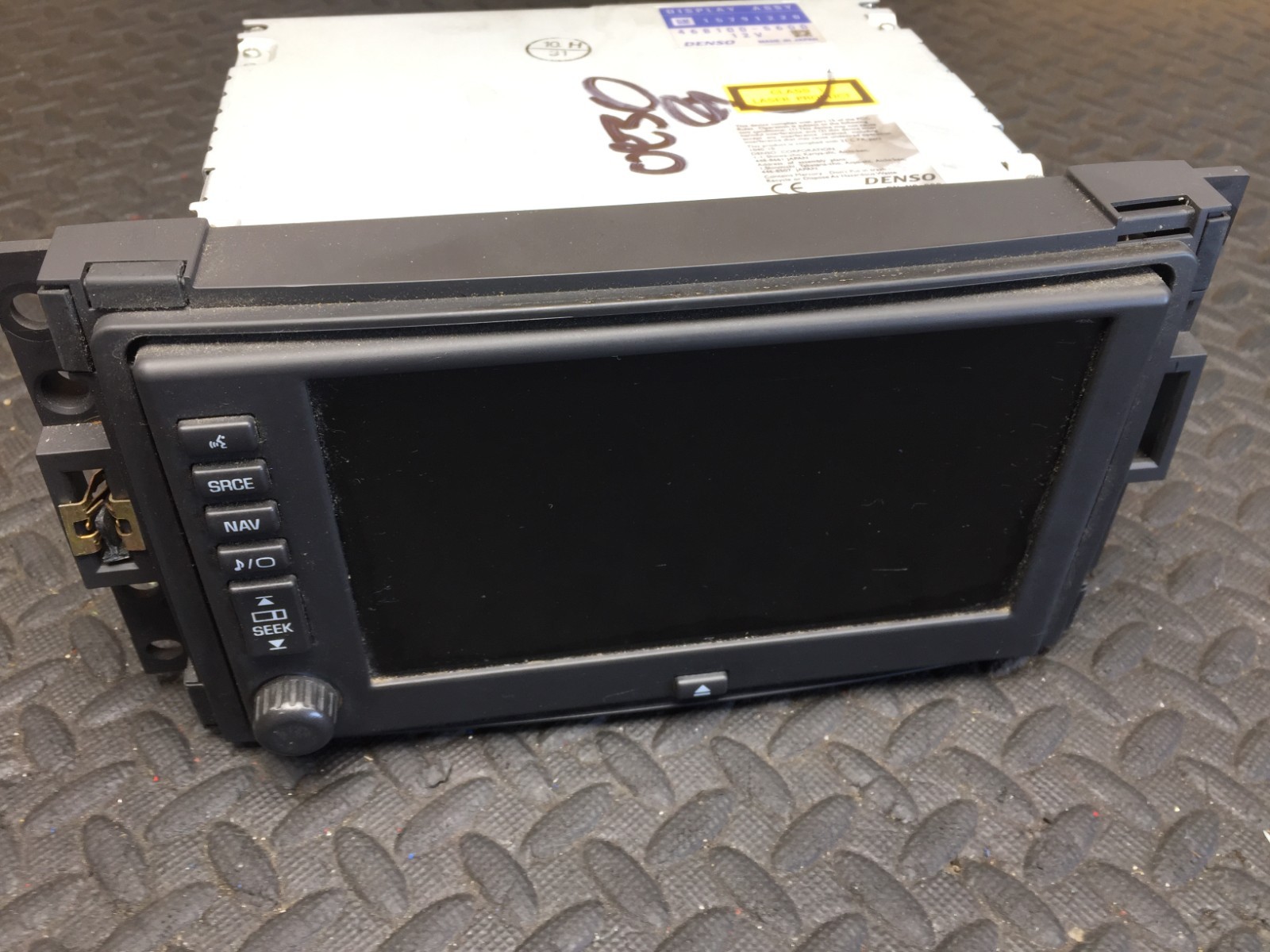 05-10 CHEVROLET CORVETTE C6 RADIO RECEIVER HEAD UNIT NAVIGATION DISPLAY OEM #1R