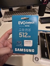 Samsung EVO Select 512GB Micro SD-Memory Card with Adapter