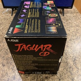 Atari Jaguar Console and Atari cd player CIB!