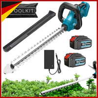 Heckenschere Akku 51Cm SchnittläNge 2X5500Mah FüR Leichte Trimmarbeiten Cordless