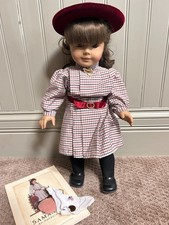 Vintage Pleasant Company Samantha Doll Late 1980s Tan Body Complete Accessories Vintage Pleasant Company Samantha Doll Late 1980s Tan Body Complete Accessories