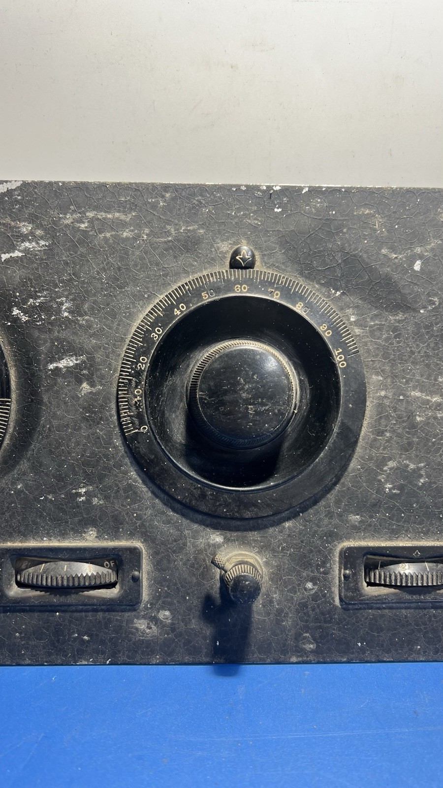 Vintage 1920s Eisemann Magneto Radio Tuning Panel — Untested, Parts/Restoration