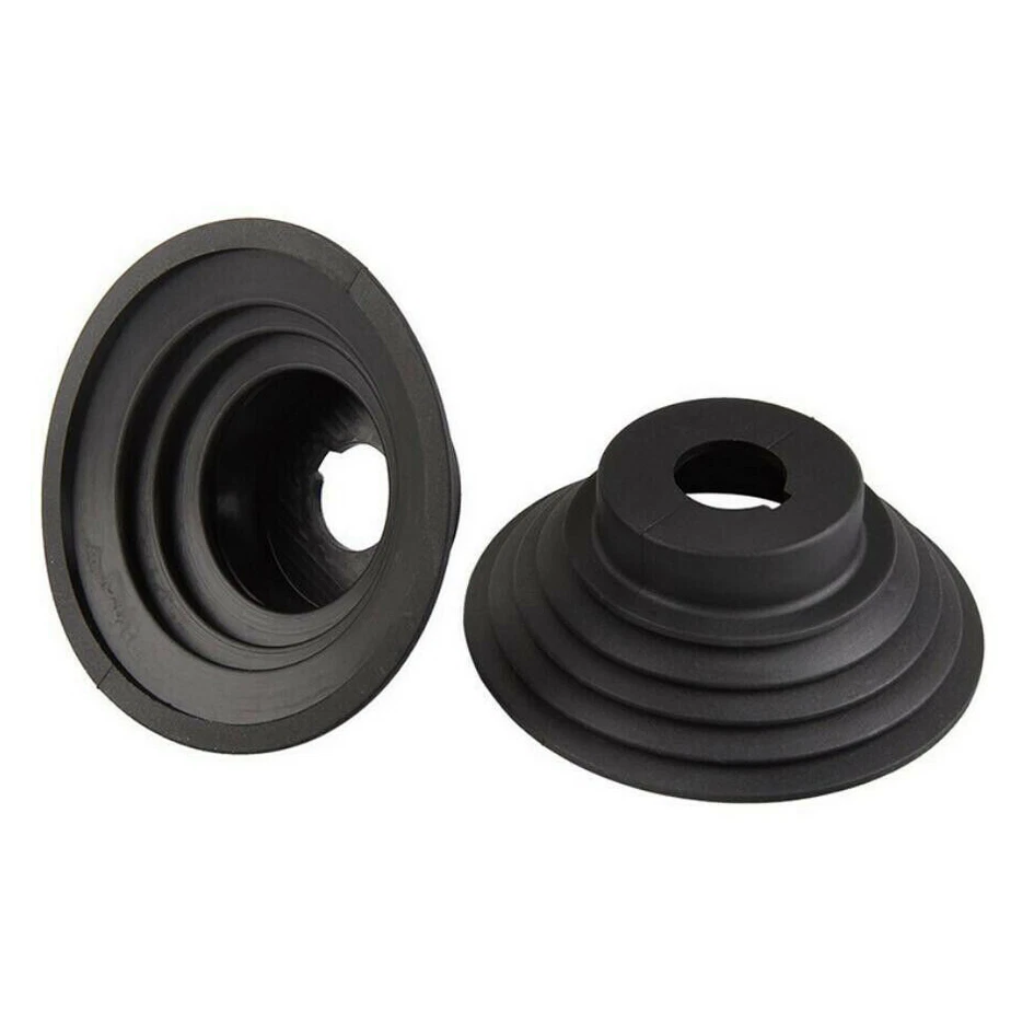 2 шт. черных автомобильных ксеноновых светодиодных резиновых уплотнительных колпачков для корпуса фары пылезащитные крышки 70–110 мм сделано в США - Изображение 3 из 4