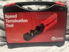 Everest 45Term 45  Angled Speed Termination Tool w/ 20 CAT6 Keystone Jacks NEW 