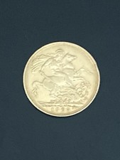 1905 Edward VII Gold Sovereign Coin - Edward VII Era (1902-1910) VGC 22ct GOLD