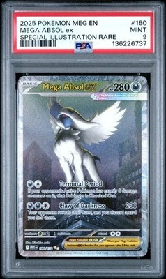 Pokémon 2025 TCG Mega Absol ex 180/132 Me01 Special Illustration