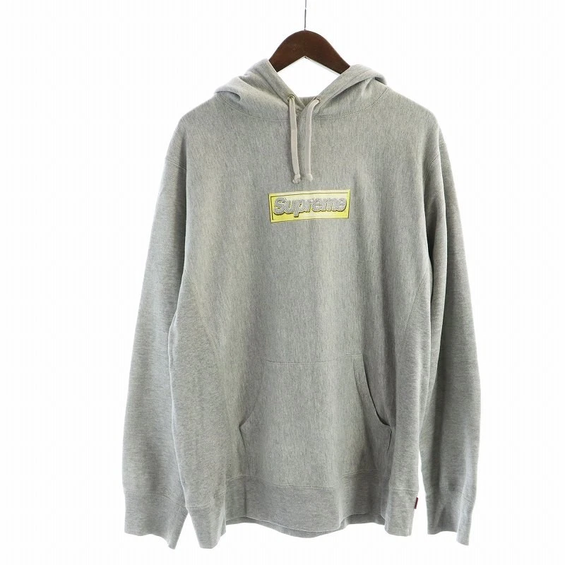 Pull à capuche Supreme 13Ss logo Bling Box L V74