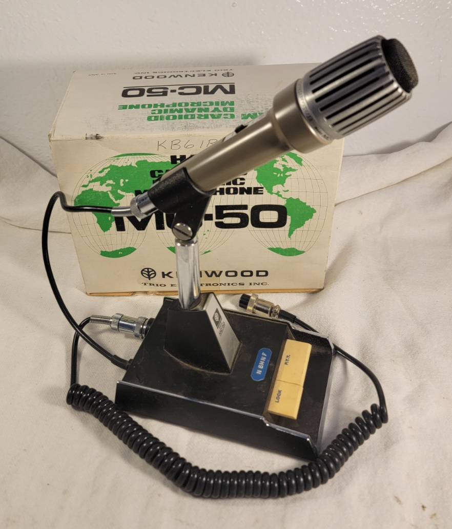 Kenwood Mc-50 MC50 Desk Microphone Mic for sale online | eBay