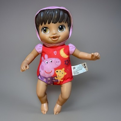 Baby Alive Goodnight Peppa Pig Babydoll, Brown Hair, Washable, Lovable