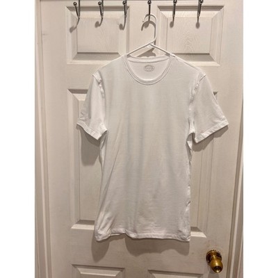 Intimissimi Uomo Men White Supima Cotton Crew Neck Short Sleeve T-Shirt Size L