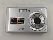 Samsung L730 7.2 MP Digital Camera Silver - Untested