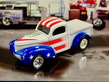 OL' Glory 1941 Willys HEMI V8 Super Gas Dragster Pickup 1/64 Scale Ltd Edition A