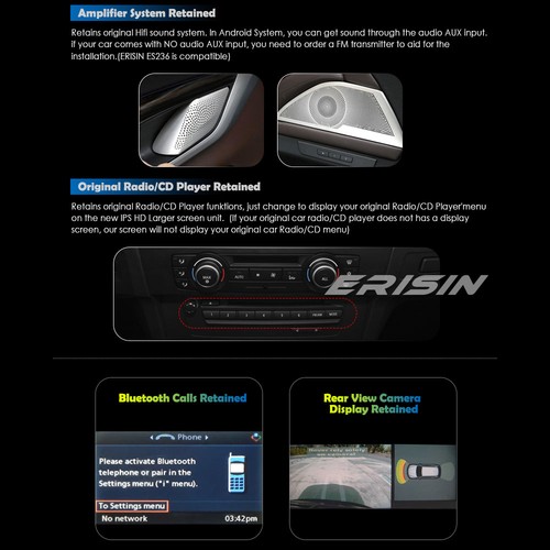 IPS Android 13.0 DAB+Car Stereo Sat Nav CarPlay Wifi BT BMW 5 Series F10/F11 CIC