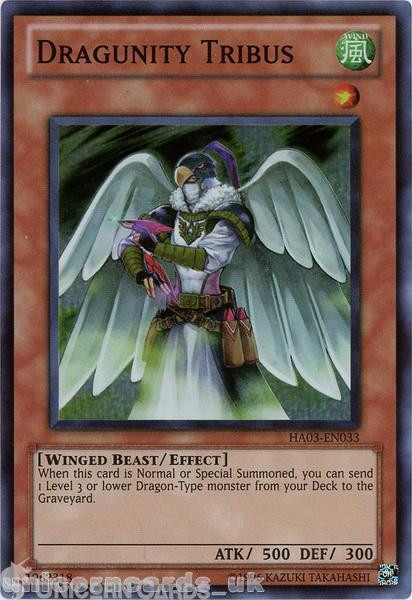 HA03-EN033 Dragunity Tribus Super Rare UNL Edition Mint YuGiOh Card