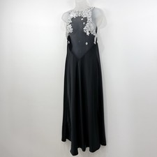VTG Y2K Victorias Secret Slip Dress Women's M Fairy Grunge Sheer Mesh Romantic