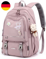 Amythe Schulrucksack FüR Teenager MäDchen, Leichter GroßEr Rucksack, Lila | Wass