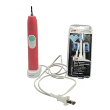 Philips Sonicare  HX6250 07 Pink Rechargeable Toothbrush with Replacement Heads