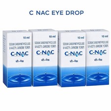 4x 10ml Cataract Eye Drops,Glaucoma, Non-Carnosine NAC , Can Cataracts C Bright