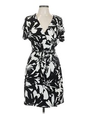 Nine West Women Black Casual Dress L