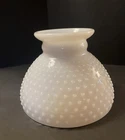 Hobnail White Milk Glass Lamp Shade 8 Inches Tall 8 Inches Wide Vintage