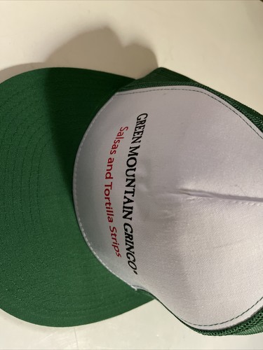 Gringo green mountain gringo hat Mensge Strapback Hat Ball Cap new green white - Picture 2 of 12