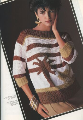 Georges Picaud Knitting Pattern Magazine 105 Printemps (Spring) 36 Designs - Picture 16 of 24