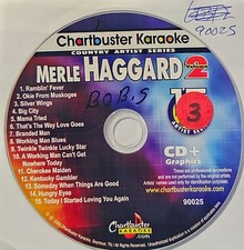 90025 MERLE HAGGARD CHARTBUSTER KARAOKE CDG RARE