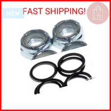 Skateboard Truck Axle Washers (Speed Rings) Nuts for Speed Bearing Performance