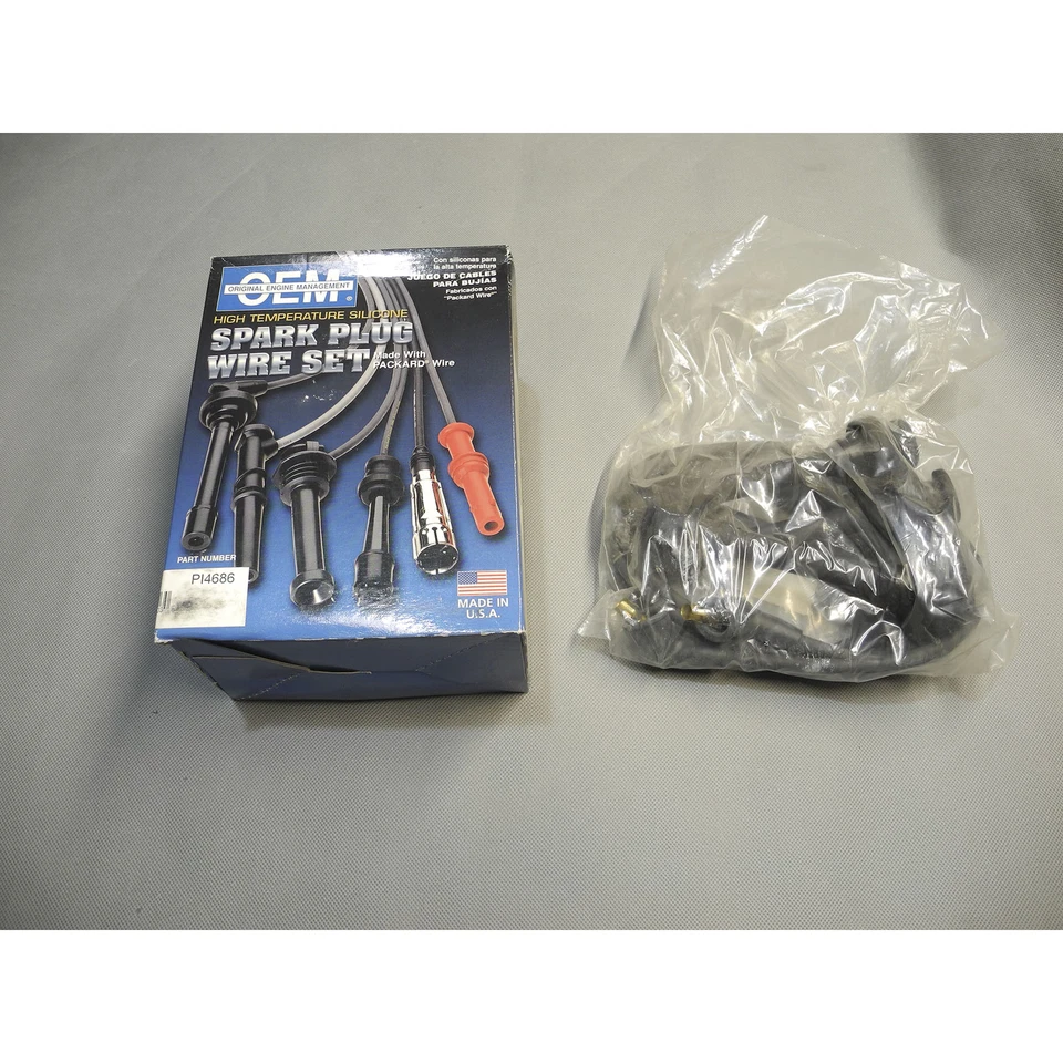 Juego de cables de bujía OEM PI4686 para Mitsubishi Dodge Plymouth Eagle 1985-1998 Foto 2 de 4