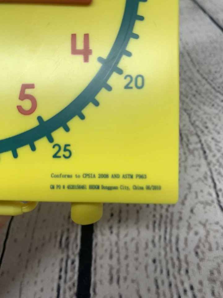 ETA Aprendizaje Manipulativo Engranaje Mini Reloj 5" Enseñanza Homeschool Judy Time Foto 3 de 4