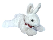 Plush Bunny- White Bunny Rabbit- Floppy Pose 12" Size