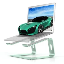 Aluminum Ergonomic Laptop Riser Computer Stand for Desk, Detachable,for 10-15.6"